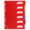Intercalaires polypropylène opaque semi rigide 6 positions - A4
