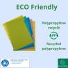 Intercalaires polypropylène recyclé Forever Young 5 positions - A4