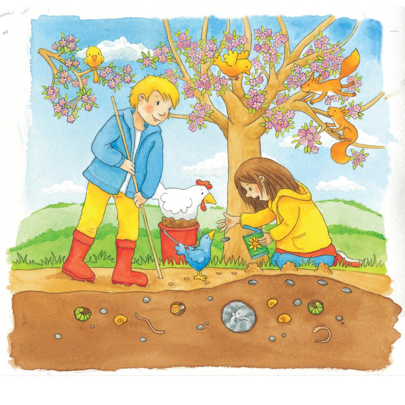 Puzzle 3 niveaux 35 pièces, les tournesols