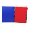 Intercalaires polypropylènes couleurs 6 positions pour porte-vues à anneaux