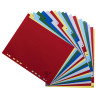 Intercalaires imprimés alphabétique PP couleurs 12/100e - 20 positions - A4+