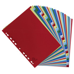 Intercalaires imprimés numériques PP couleurs 31 positions - A4