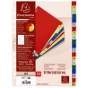 Intercalaires imprimés alphabétiques PP couleurs 12/100 AZ - A4