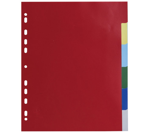 Intercalaires polypropylène souple 6 positions - A4 maxi
