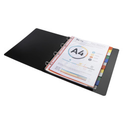 Intercalaires polypropylène souple 12 positions - A4 maxi