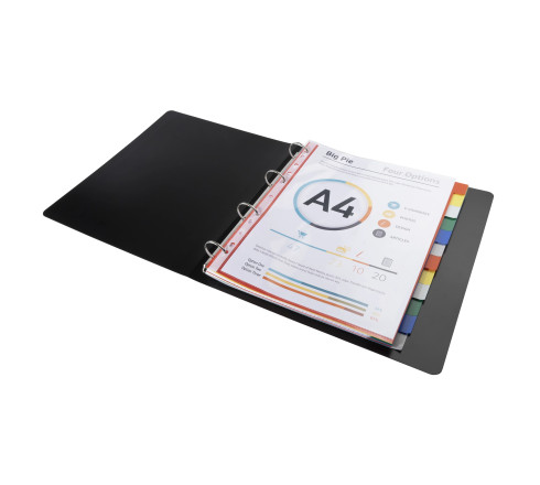 Intercalaires polypropylène souple 12 positions - A4 maxi