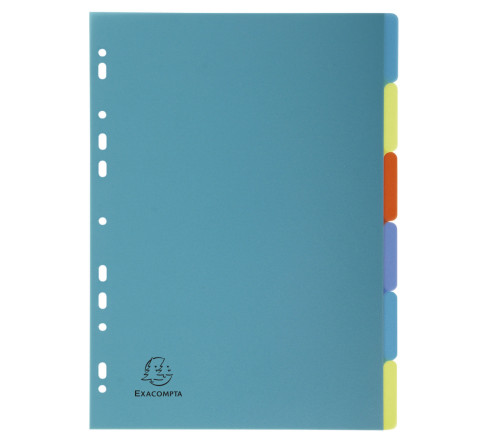 Intercalaires poplypropylène recyclé Forever® 6 positions - A4