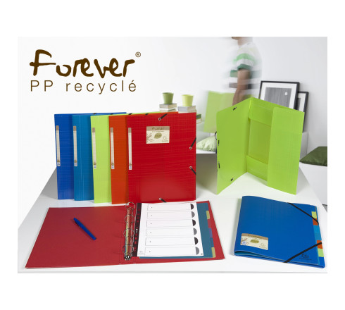 Intercalaires polypropylène recyclé Forever® 12 positions - A4