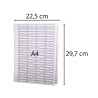 Intercalaires imprimés à touches plastifiées - 100 touches 1 à 100 - A4