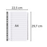 Intercalaires imprimés à touches plastifiées - 31 touches 1 à 31 - A4