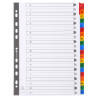 Intercalaires Imprimés alphabétiques carte blanche 160g - 20 positions - A4