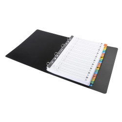 Intercalaires Imprimés alphabétiques carte blanche 160g - 20 positions - A4