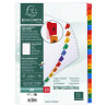 Intercalaires Imprimés alphabétiques carte blanche 160g - 20 positions - A4