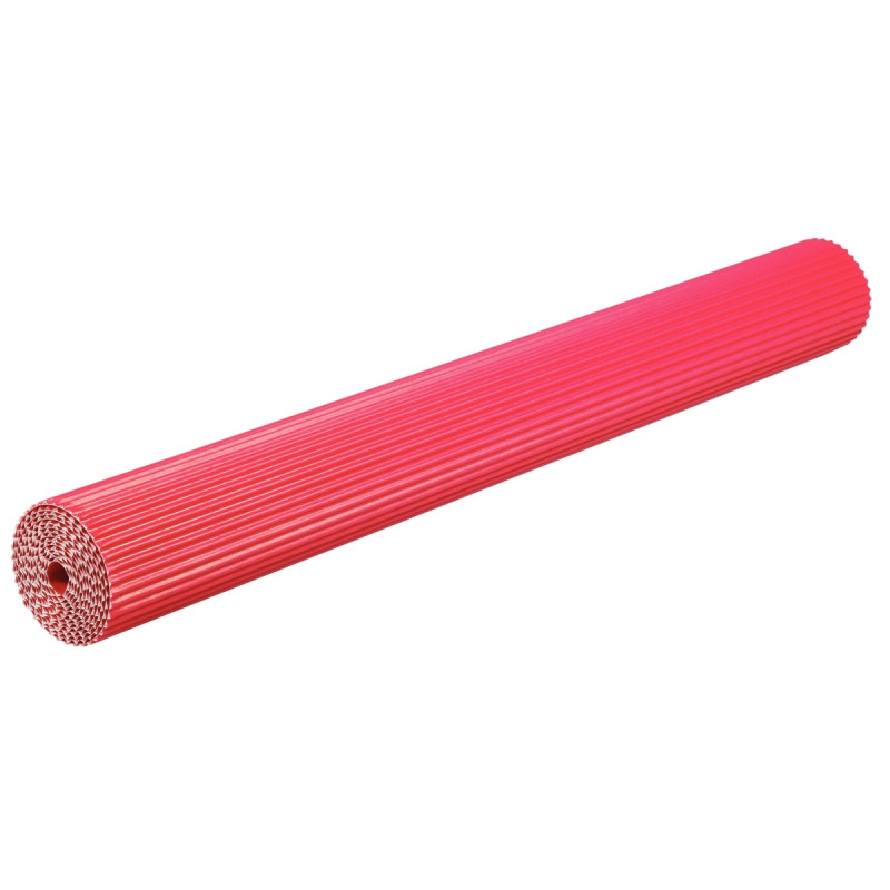 Rouleau de carton ondulé 2m x 0,70 cm couleur rouge