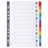 Intercalaires Imprimés numériques carte blanche 160g- 12 positions - A4