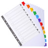 Intercalaires Imprimés numériques carte blanche 160g- 12 positions - A4