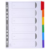Intercalaires carte blanche 160g - 6 positions - A4+