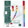 Intercalaires carte blanche 160g - 6 positions - A4+
