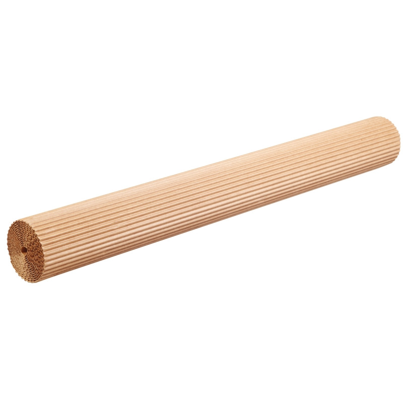 Rouleau de carton ondulé 2m x 0,70 cm couleur kraft