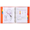 Intercalaires carte blanche 160g - 12 positions - A4+