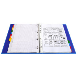 Intercalaires carte blanche 160g - 12 positions - A4+