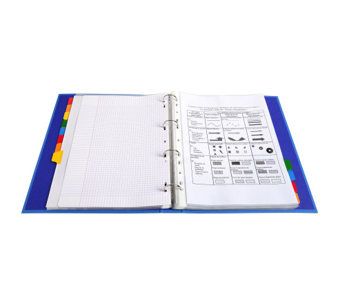 Intercalaires carte blanche 160g - 12 positions - A4+