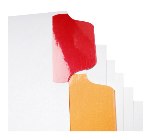 Intercalaires carte blanche 160g - 12 positions - A4+