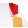 Intercalaires carte blanche 160g - 12 positions - A4+