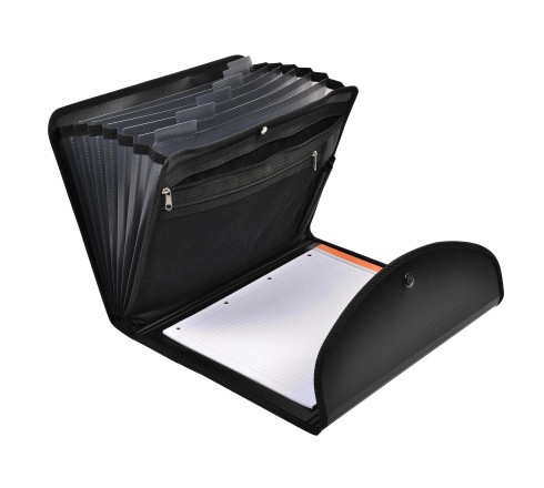 Trieur Exafolio avec porte-bloc et valisette Exactive - 6 compartiments