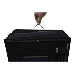 Trieur Exafolio avec porte-bloc et valisette Exactive - 6 compartiments
