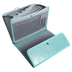Folio trieur 6 compartiments polypropylène recyclé Maïa - A4