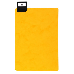 Paquet de 24 guides alphabétiques en carte à onglets métalliques, pour fiches 150x105mm