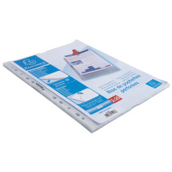 Bloc 50 pochettes perforées PP lisse Quick Doc - A4