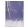 Sachet de 10 pochettes perforées - PVC lisse - A4