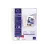 Sachet de 10 pochettes perforées - PVC lisse - A4