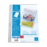 Sachet de 10 pochettes perforées ouverture haut et côté - polypropylène lisse 6/100e - A4