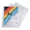 Sachet de 10 pochettes perforées ouverture haut et côté - polypropylène lisse 6/100e - A4