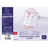 Pochette perforée à soufflet avec rabat - polypropylène 20/100e - A4