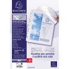 Sachet de 10 pochettes à soufflet avec rabat - polypropylène 20/100e - A4
