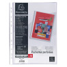 Sachet 10 Pochettes perforées PREMIUM polypropylène 140micron A4+