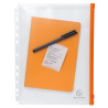 Sachet de 5 pochettes zip perforées polypropylène Exactive - A4