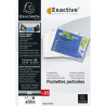 Sachet de 20 pochettes perforées horizontales Exactive - polypropylène lisse 5,5/100e