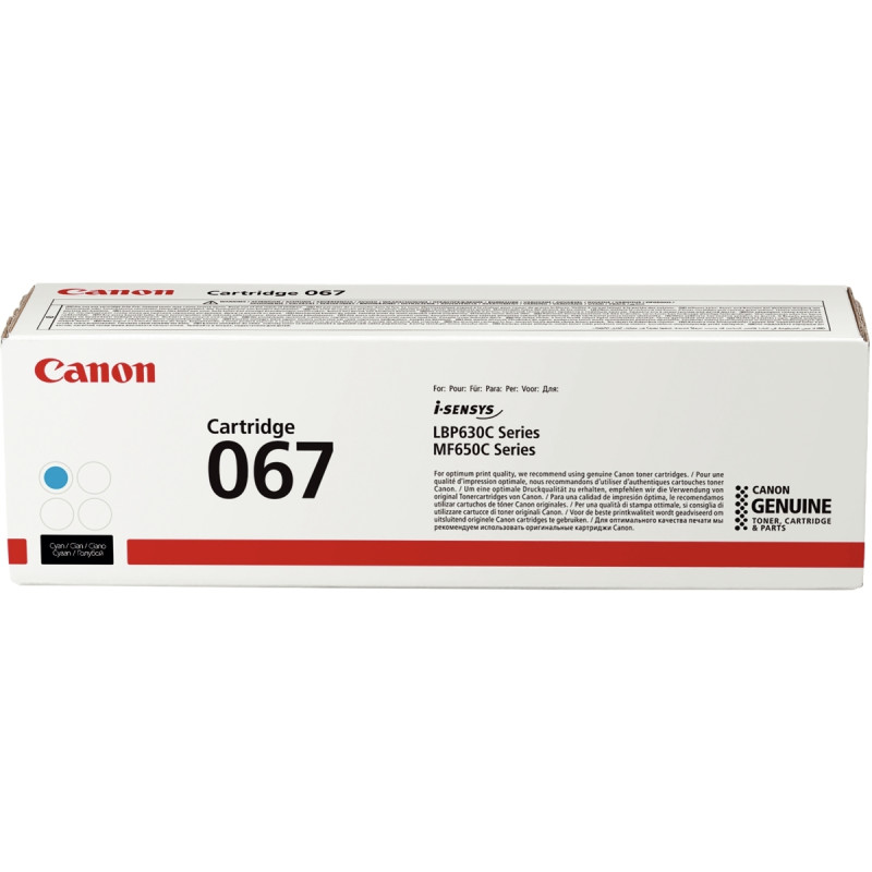 Canon 067 cartouche laser cyan authentique