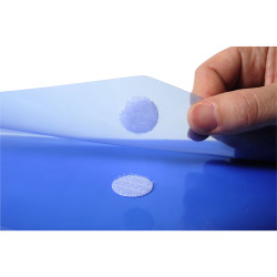 Sachet de 5 pochettes-enveloppes perforées polypropylène - A4