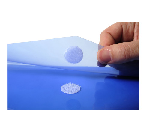Sachet de 5 pochettes-enveloppes perforées polypropylène - A4