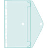 Sachet de 5 pochettes-enveloppes perforées polypropylène - A4