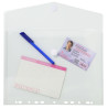 Sachet de 5 pochettes-enveloppes perforées polypropylène - A4
