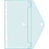 Sachet de 5 pochettes-enveloppes perforées polypropylène - A4