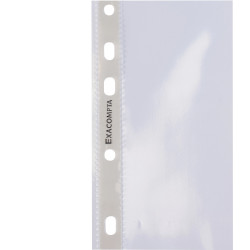 Sachet de 100 pochettes perforées polypropylène lisse Qualité + - A4