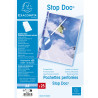 Sachet de 25 pochettes perforées Stop doc ouverture en coin - polypropylène lisse 6/100e - A4